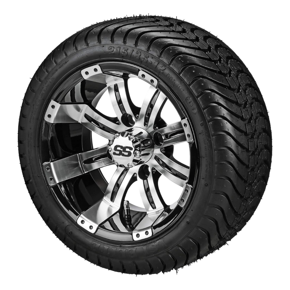1000-2025-10-12T091808.897.png RM Cart 12" Casino Black/Machined on 215/35-12 LSI Elite Tires (Set of 4) - Image 1